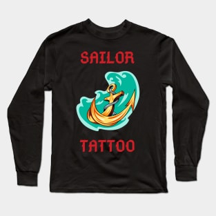 Sailor Tattoo Long Sleeve T-Shirt